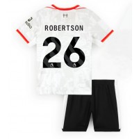 Camisa de Futebol Liverpool Andrew Robertson #26 Equipamento Alternativo Infantil 2024-25 Manga Curta (+ Calças curtas)